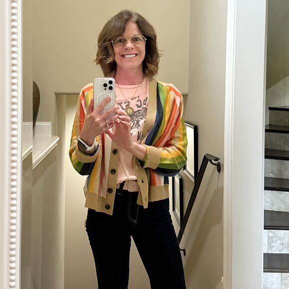 B-LOW the BELT Milla Croco Luster Leather Belt in Petal Pink XS - Picture 5 of 7